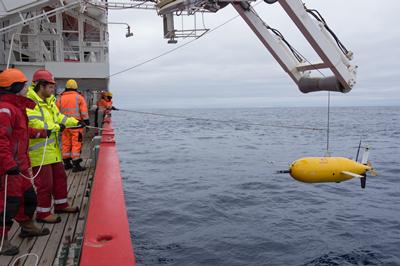Boaty being deployed